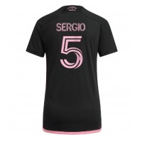 Camisa de time de futebol Inter Miami Sergio Busquets #5 Replicas 2º Equipamento Feminina 2023-24 Manga Curta